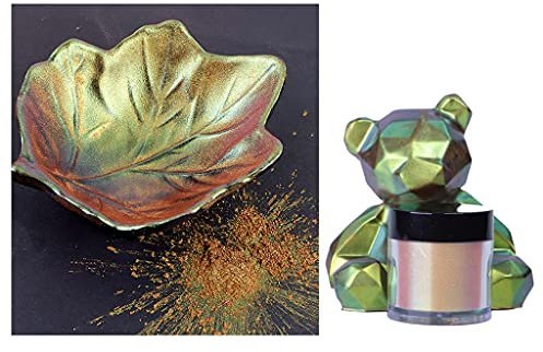 Jartto Chamäleon-Pulver, Perlpigmentpulver zum Bemalen, Mica-Pulver für Harz-Badekugeln, Körperbutter, 10 Farben