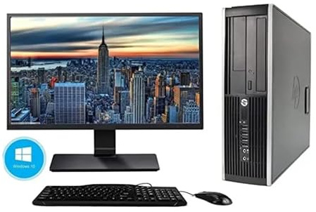 HP Elite 8200 SFF i5-2400 3.1GHz 8GB RAM 500GB HDD Windows 11 Home con schermo 22 + tastiera, mouse e WiFi USB inclusi (ricondizionato)
