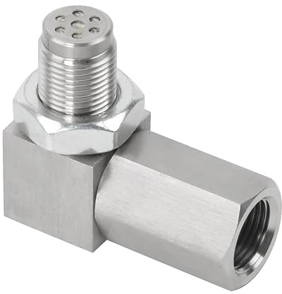 Lambdasonde Verlängerung M18x1.5 O2 Sensor Spacer 90° Winkel für Auto LKW Fahrzeug Lambda Eliminator Adapter Sauerstoffsensor Distanzstück Extender