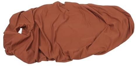 TOGEVAL Waschbares und Atmungsaktives Massagebettlaken aus Polyester mit Gesichtsloch Strapazierfähiger Schutzbezug für Massageliegen in Schönheitssalons und Shops Braun