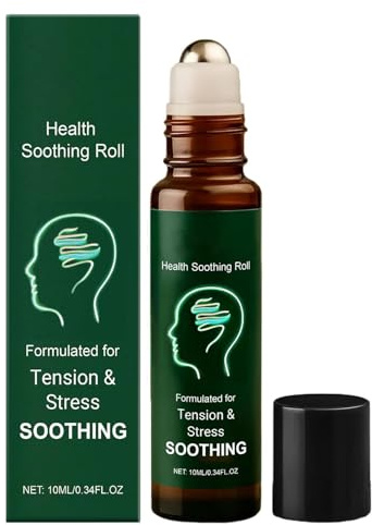 Migraine Stick Roll-On, Roll-On agli oli essenziali per il sollievo da emicrania e mal di testa, raffreddamento rapido, sollievo dalla testa, facile da usare (1PC)