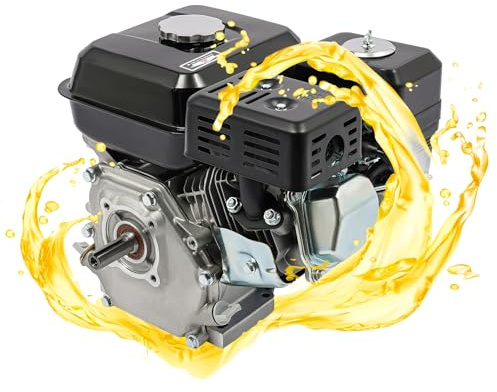 Fyssnn Motore a benzina da 7,5 CV a 4 tempi, motore da 212 ccm con albero da 20 mm, per Go Kart, tosaerba, idropulitrici ad alta pressione, trituratori, macchine da giardino e da costruzione, basso