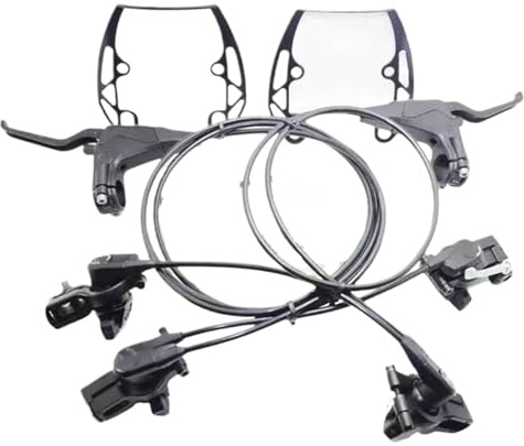Cykelbromstrumma bakre broms HS11 Hydraulisk V-broms Mountain Travel Cykel Oljeskiva V-broms Fälgbroms Gatuklättring cyklar bakbromstrumma(HS11 720MM 1200mm)