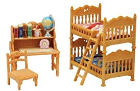 Sylvanian Families Children's Bedroom Set - dollhouse furniture 5338