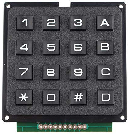 HALJIA Módulo de teclado de 16 teclas MCU de 16 teclas, compatible con Arduino incluyendo ebook