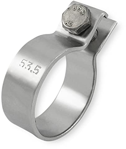DIN Schelle Edelstahl Massive Klemme Rohrschellen von 30,2-124,5 mm (53,5mm - 2,10)