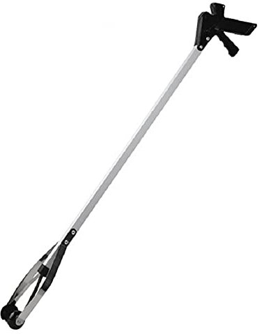 HODAGES Raccoglitore di immondizia Raccoglitore di Clip di immondizia Pinze per immondizia Pinze a Manico Lungo per Attrezzi da Giardino per Uso Interno ed Esterno (86,5x13cm|Nero)