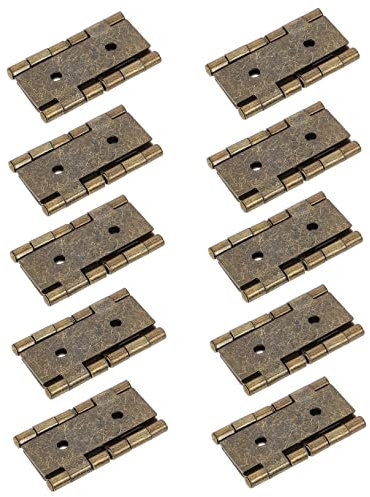 OSALADI Lot De 10 Charnières De Porte En Fer Double Effet Pour Moustiquaire Pliantes Pour Meubles