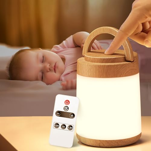 One Fire Lampe de Chevet Sans Fil, 16 Couleurs RGB Lampe de Chevet Tactile, Télécommand Lamp Led Chambre Rechargeable USB Veilleuse pour Table,Decoration Chambre,Bébé,Camping,Decoration Salon,Ambiance
