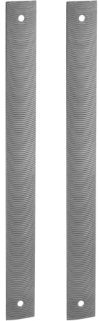 sourcing map 2 limas de cuerpo flexibles de 14 pulgadas de acero de alto carbono con dientes finos cortados de metal plano herramienta pulidora para molienda de coche