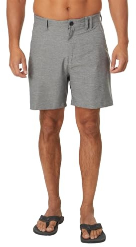 Hurley Phantom Heather Walkshort 18, Herren Bermudas, Black Heather,