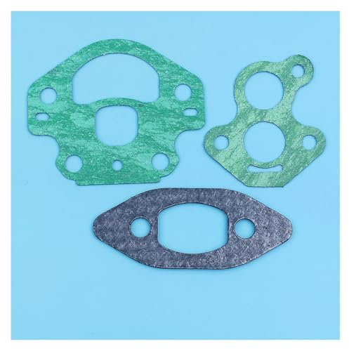 3 pièces jeu de joints for Husqvarna 235 240 235E 240E 236 E tronçonneuse 545081892 carburateur Carb silencieux Kit de joints d'admission remplacer la pièce de rechange