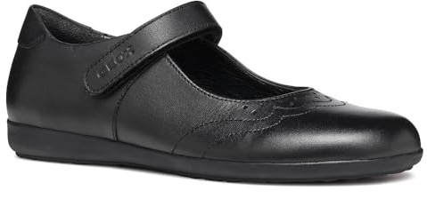 Geox J IBERIDE Girl G platta ballerinor, svart, 31 EU, svart, 31 EU