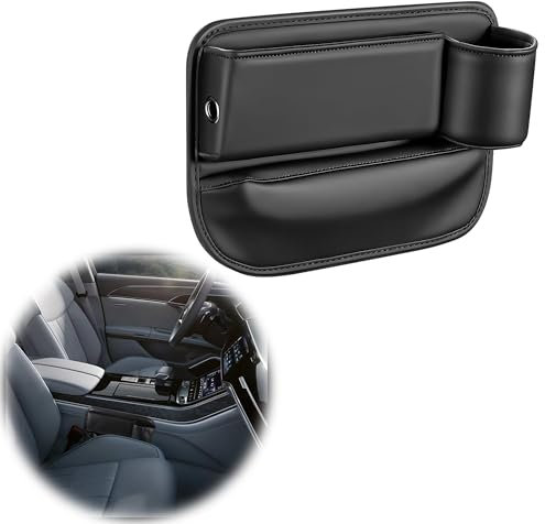 Aufbewahrungsbox für Autositze für Porsche 911 GT3 RS 4.0 991 991.1 991.2 992 996, Multi Funktions Autositz PU Leder Mit Cup Holder Autositze Zubehör