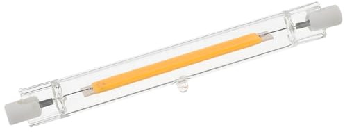 Hemobllo 10w R7s LED Einsatz aus Glas mit Horizontalem Design und Dimmfunktion LED Halogen Ersatz für Arbeitsbeleuchtung und Strahlerbirnen