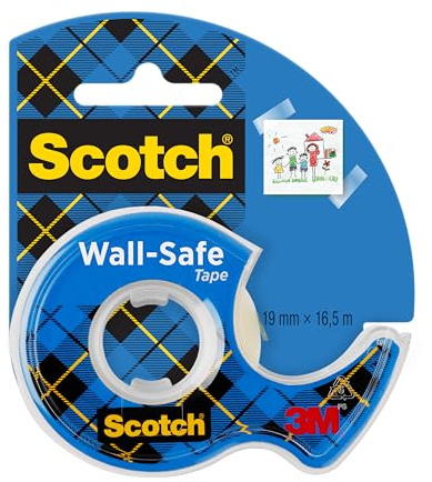 Scotch Rouleau de ruban adhésif mural 19 mm x 16,5 m
