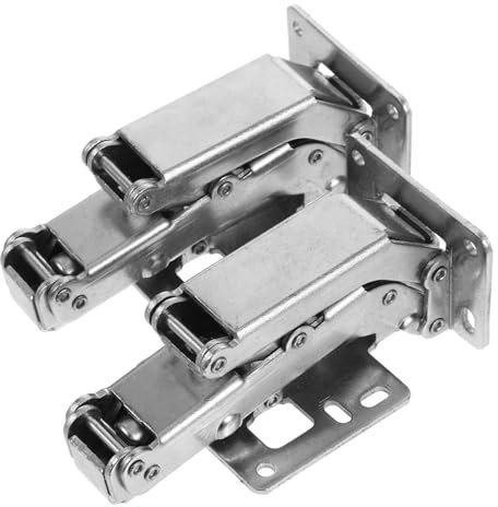 SOESFOUFU 2piezas Bisagra Hidráulica Silenciosa Para Muebles Unidades De Acero Laminado Frío Prácticas Para Armarios Bisagra De Puerta Para Gabinetes De Cocina