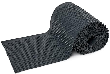 Garronda Membrane à plots HDPE 0,5 x 20 m pour Potager surélevé et Jardiniere Exterieur Grande Taille Film de Drainage pour jardinieres Exterieur et Jardiniere Balcon Protection humidité GD-0182