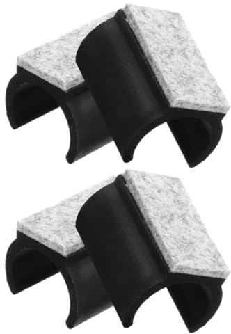 Yardenfun 4pezzi Cuscinetti per Gambe Sedie Forma di U Protezioni Antiscivolo in Feltro per Mobili Cuscinetti per Pavimenti per Sedie