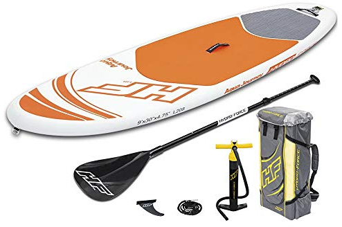 Bestway SUP Hydro Force Aqua Journey SUP 274x76x12cm, weiß orange, 274 x 76 x 12 cm, 65302-18