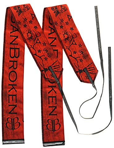 Banbroken | Muñequeras de Tela | Crossfit, Powerlifting, Calistenia | Soporte de muñecas | Transpirables, absorbentes y Flexibles | Alta Resistencia | 2 uds | Rojo