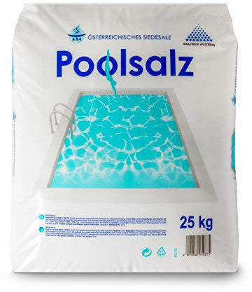 Salinen Poolsalz 25 kg - bietet höchste Reinheit und ist bestens für alle Pools mit Salzelektrolyseanlagen geeignet.