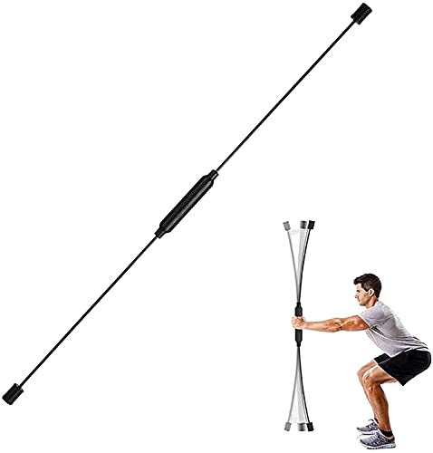 Fitness Schwingstab Vibrierende Fitness-Stange Fitnessstange, Hochfrequenz-Vibrationstrainingsstange, hocheffiziente Fettverbrennungsstange, geeignet für Arme, Schultern, Bauchmuskeln und andere LS