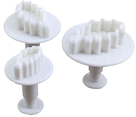 Lot de 3 emporte-pièces en forme de feuilles pour décoration de gâteaux