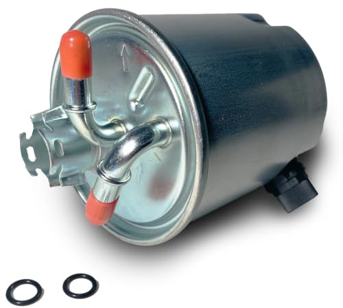 Kraftstofffilter Diesel Diesel Diesel kompatibel mit Nissan Qashqai J10, NJ10, JJ10E, X-Trail und Koleos 2.0 dCi OEM: N2742 FCS759 8660003079