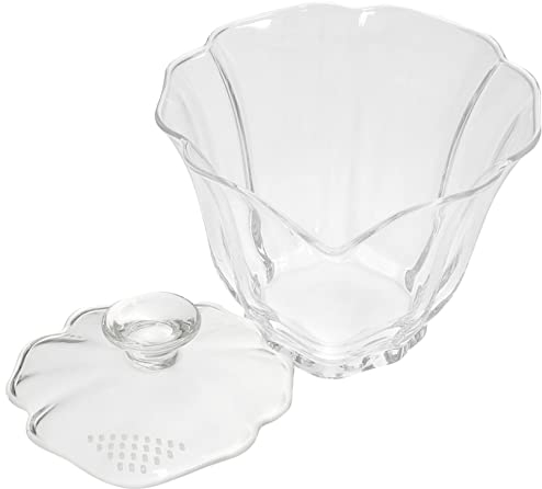 Gatuida Hochborosilikatglas Teetasse Mit Deckel Elegante Hitzebeständige Teetasse Für Zuhause Büro Vielseitige Teeschale Für Teehäuser Und Restaurants
