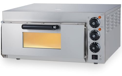 SONLED Commercial Pizza Ovens, 20 L Electric Countertop Pizza Oven, 50-350°C Adjustable Temperature & 0-60 Minutes Timer, 360° Uniform Baking Pizza Maker, for Restaurant Kitchen Pizza Pretzels Baked
