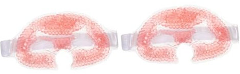 Healeved 2stücke Kühlende Gel-gesichtsmaske Mit Hot Cold-kompressfunktion Wiederverwendbare Augenmaske Für Entspannung Und Erholung Für Müde Augen Und Gesichtspflege Unisex