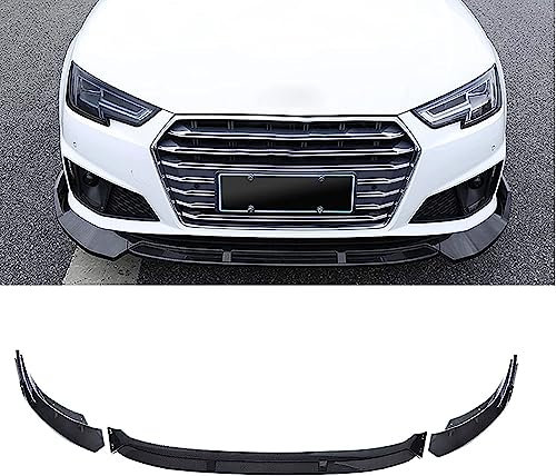 JIAQINF Front Spoiler Lippe für Audi A4 B9 Sline S4 Sedan 2019, Frontstoßstangen Spoiler Verkleidung, Auto Frontlippe Frontspoiler.