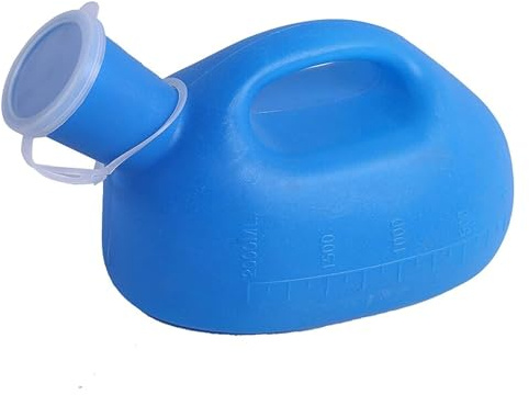 Urinflaschen für Männer 2000ML männliches Urinal tragbares Herren-Töpfchen-Pipi-Flaschen-Kollektor-Reise-WC