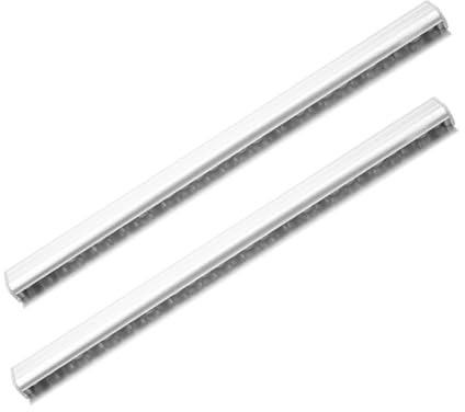 WEKAMOS 2stücke Aluminiumlegierung Bonhalter Wandmontage Ohne Bohren Robuster Tickethalter Für Küche Bar Restaurant Gastro Küchenrollenhalter Edelstahl Bonleiste Notizhalter