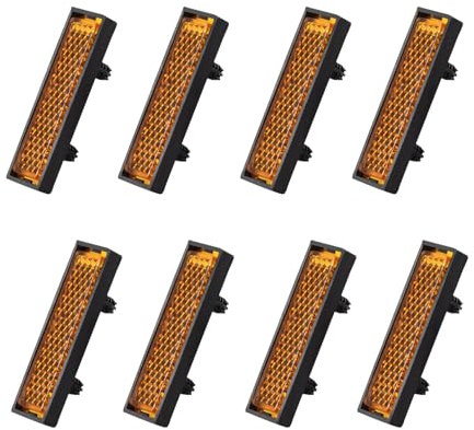 8 Stück Pedalreflektoren Fahrrad,Fahrrad Reflektoren Set,Rückstrahler Fahrrad Pedale,Nacht Sicherheit Reflektor,Pedal Reflektoren,Fahrradpedale Reflektierendes Blatt,Fahrradpedale für Standard Multi