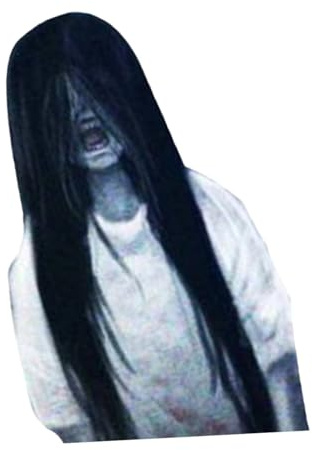 ABOOFAN Reflective Scary Woman Ghost Car Decal High Beam Sticker for Rear Windshield Wiper Sticker for Car Window Decoration Halloween Horror Design Eye Catching Accessory