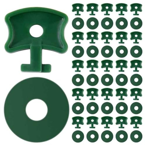 FACAIIO Greenhouse Twist Clips, Fixing Clips with Washers, for Plastic Greenhouse Accessories for Insulation and Material Securing
