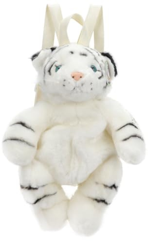 MAGICLULU Mochila de Peluche de Dibujos Animados Forma de Felino, Algodón PP y Felpa, Mochila Escolar Atractiva y Funcional para Jardín de Infancia