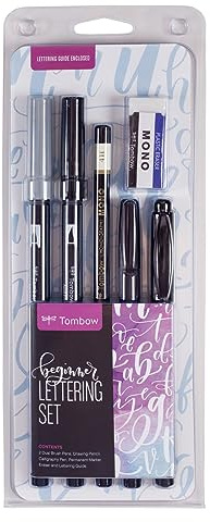 Tombow 56190 - Set di calligrafia per principianti Include tutto il necessario per iniziare a scrivere a mano