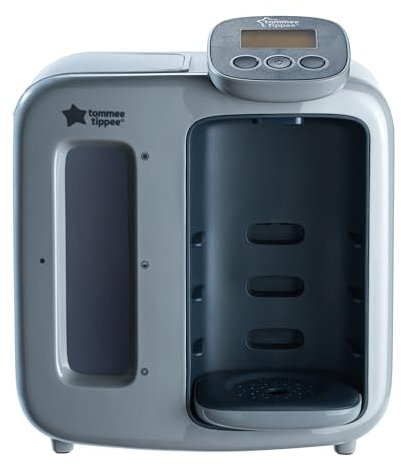Tommee Tippee Perfect Prep Day & Night, Grey, Baby Bottle Formula Feed Maker with Antibacterial Filter, Digital Display and Adjustable Volume