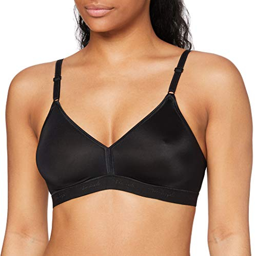 Triumph Womens Micro Fun N Bra, Black, 38D UK