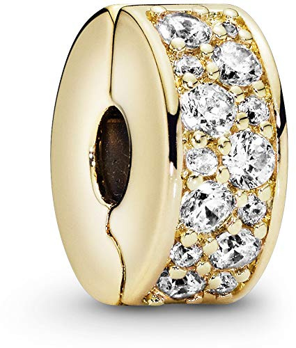 PANDORA SHINE Clip/Stopper strahlende Eleganz vergoldet 768658C01