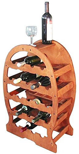 Meeting Cantinetta Porta Bottiglie Vino 23 Posti In Legno Naturale Portabottiglie Cantina Forma Botte Casa Bar Ristorante