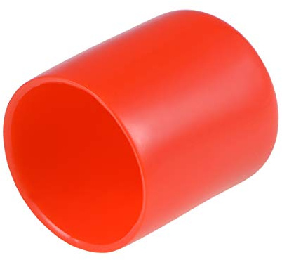 sourcing map 10 Stück Gummi Endkappen 30mm Innendurchm. Gummikappen Rot | Runde Schutzkappen, Gummi Abdeckung Stopfen Möbelgleiter, Bolzen Gewindeschutz, Für Schrauben Rohr, Stuhlbeine
