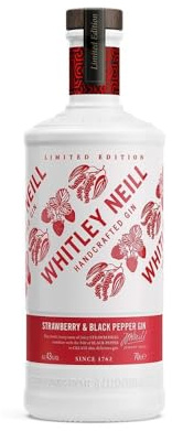 Whitley Neill Stawberry & Black Pepper (Fresa & Pimienta Negra) Gin - 700 ml