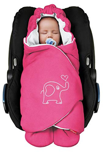 ByBoom Baby Einschlagdecke für die Übergangszeit und Sommer, Oeko-TEX 100, Universal Kuscheldecke für Babyschale, Autositz, Baby Decke für Kinderwagen, Buggy