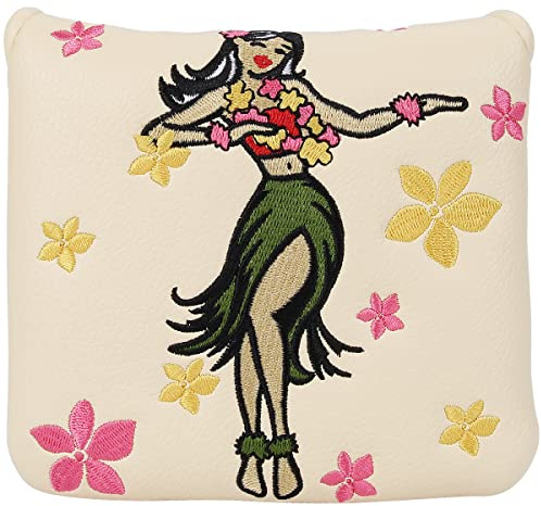 Studio Crafted Hula Girl Hawaii Honolulu Golf Square Mallet Putter Cover Magnetic Closure