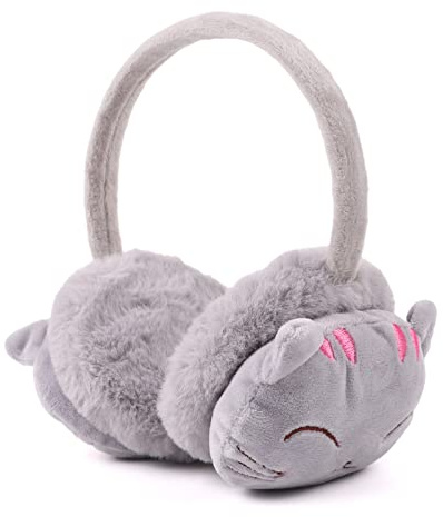 PESAAT Fluffy Ear Muff for Women Plush Winter Girls Boys Ear Warmer