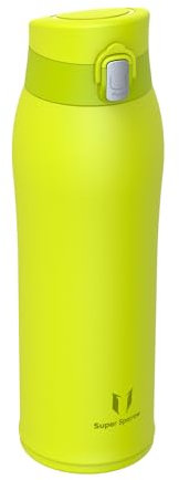 Super Sparrow Botella Agua Acero Inoxidable - Botella Termica - 750ml - Termo Sin BPA, Botellas Niños - Incluye 2 Tapas con Pajita y Tapa Deportiva